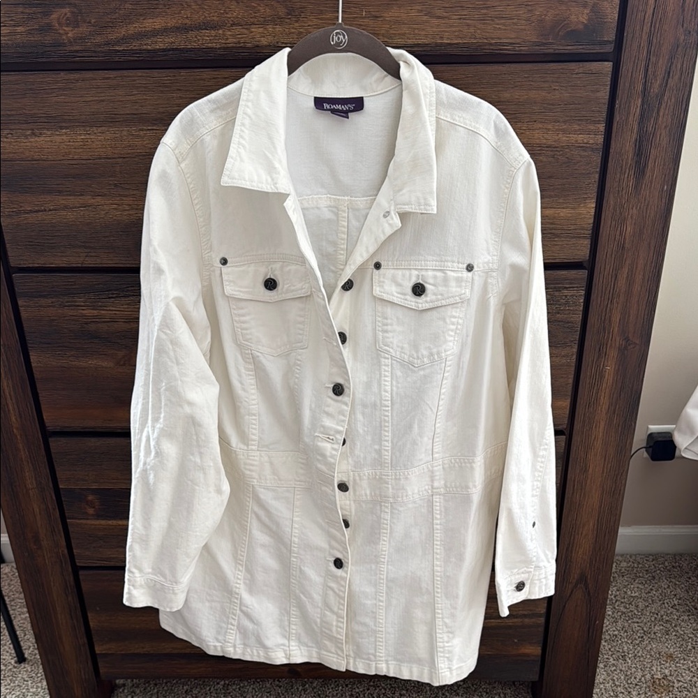 White Denim Jacket